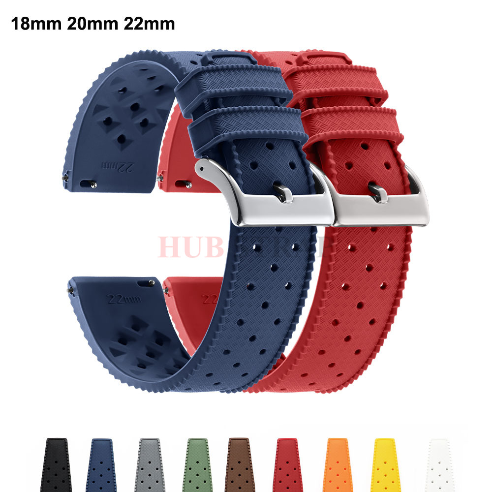 18mm 20mm 22mm Tropical Silico - مراجعة Watches Rolex Smartwatch وسعره