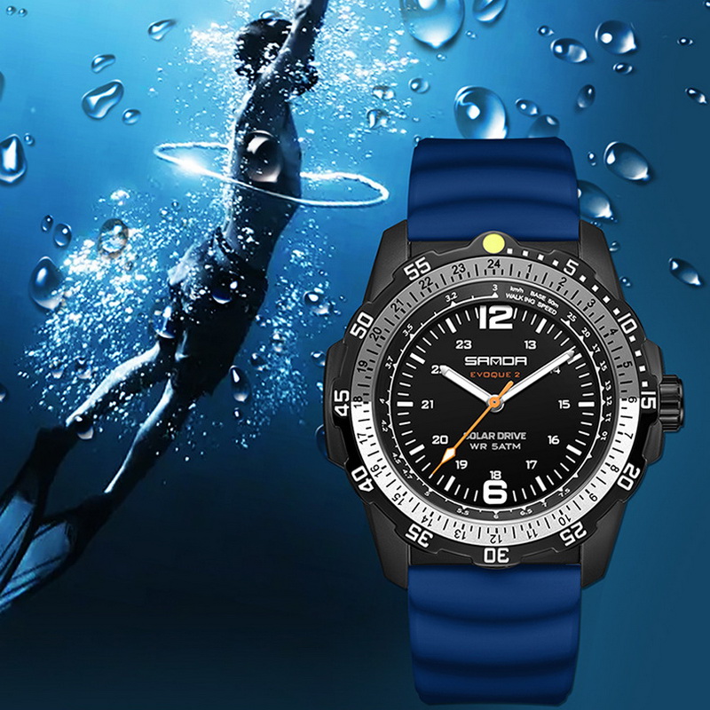 Sanda Brand Men's Creative Sol - مراجعة Solar Powered Watch وسعره