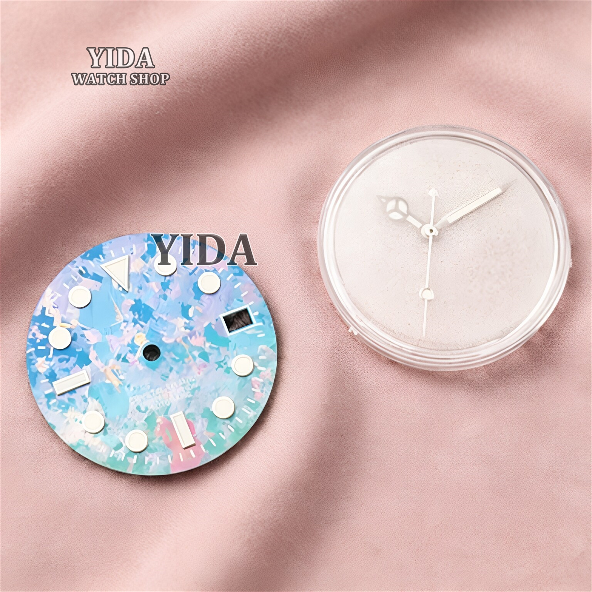 NH35 Dial Ice Crystal Titanium - مراجعة Watch Crystal Replacement وسعره