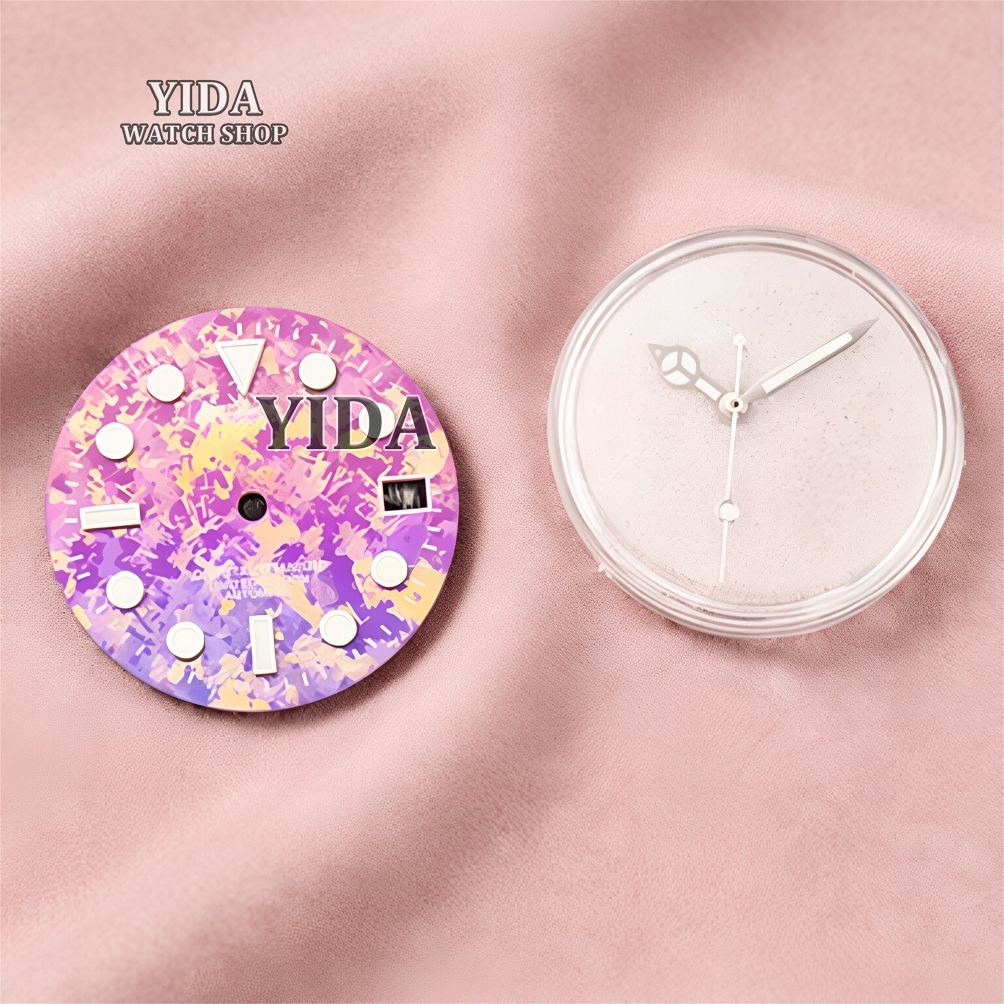 NH35 Dial Ice Crystal Titanium - مراجعة Watch Crystal Replacement وسعره