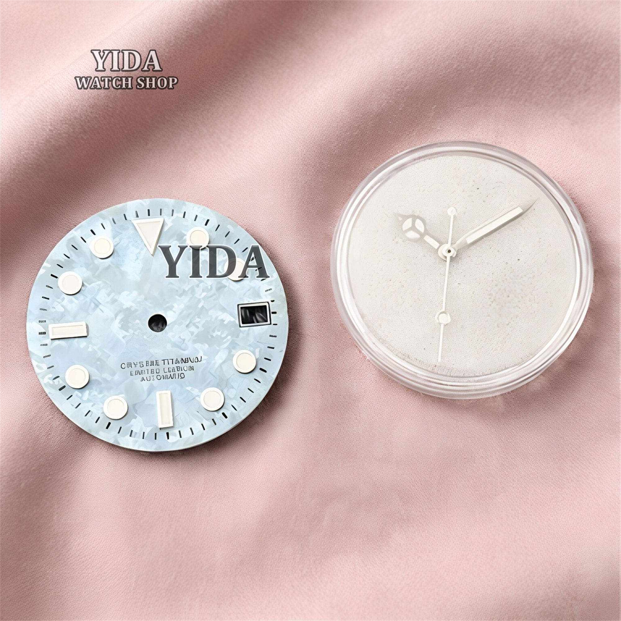 NH35 Dial Ice Crystal Titanium - مراجعة Watch Crystal Replacement وسعره