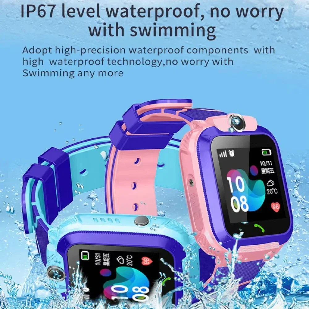 Lenovo Q12 Children's Smart Wa - مراجعة Smartwatch Watches For Kid Boy With Gps وسعره