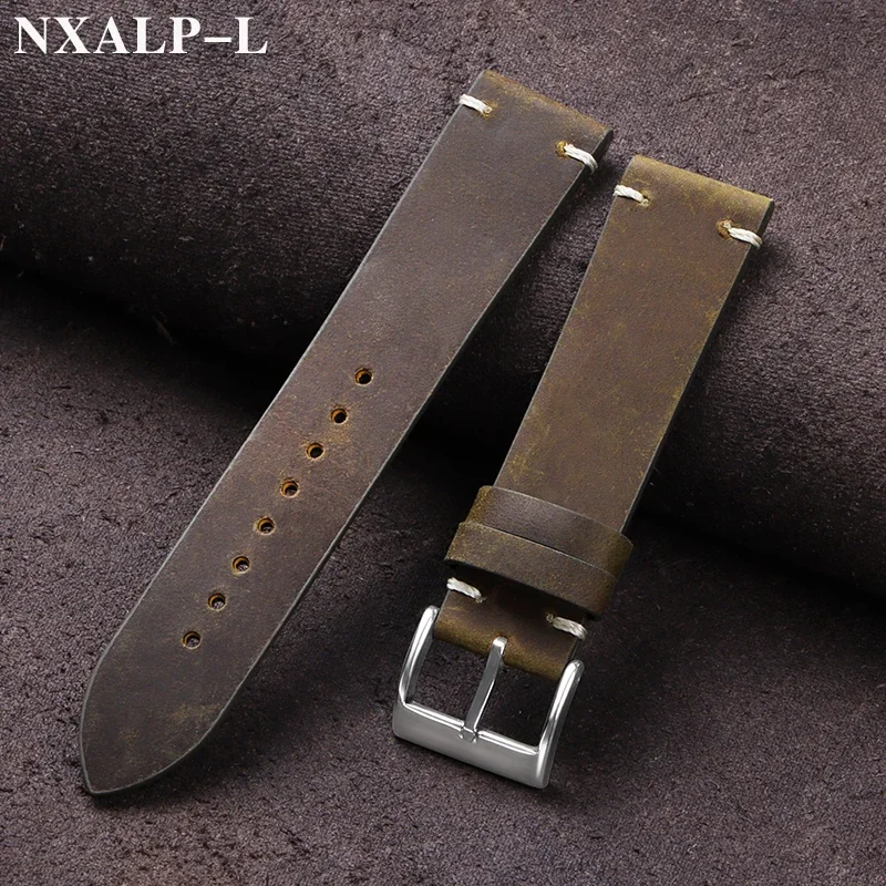 Vintage Oil Wax Leather Watch  - مراجعة Seiko Watches Smartwatch وسعره
