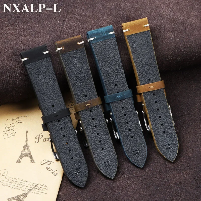 Vintage Oil Wax Leather Watch  - مراجعة Seiko Watches Smartwatch وسعره