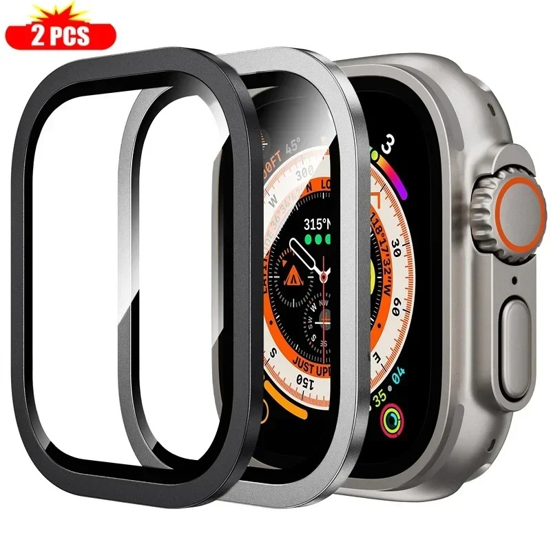 2PCS Tempered Glass for Apple  - مراجعة Smartwatch Apple Watches For Men وسعره