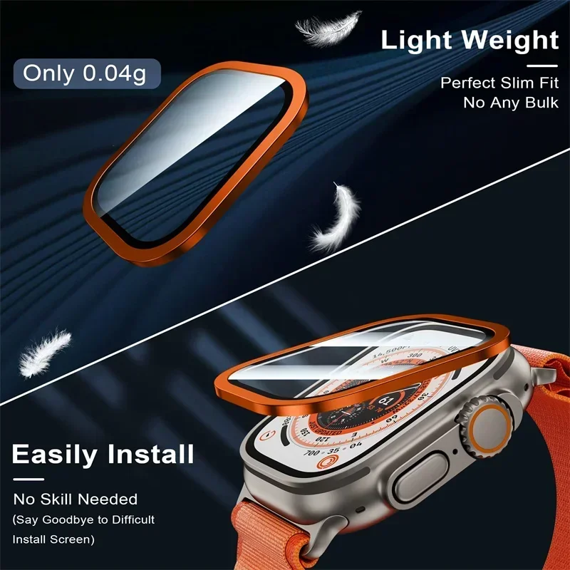 2PCS Tempered Glass for Apple  - مراجعة Smartwatch Apple Watches For Men وسعره