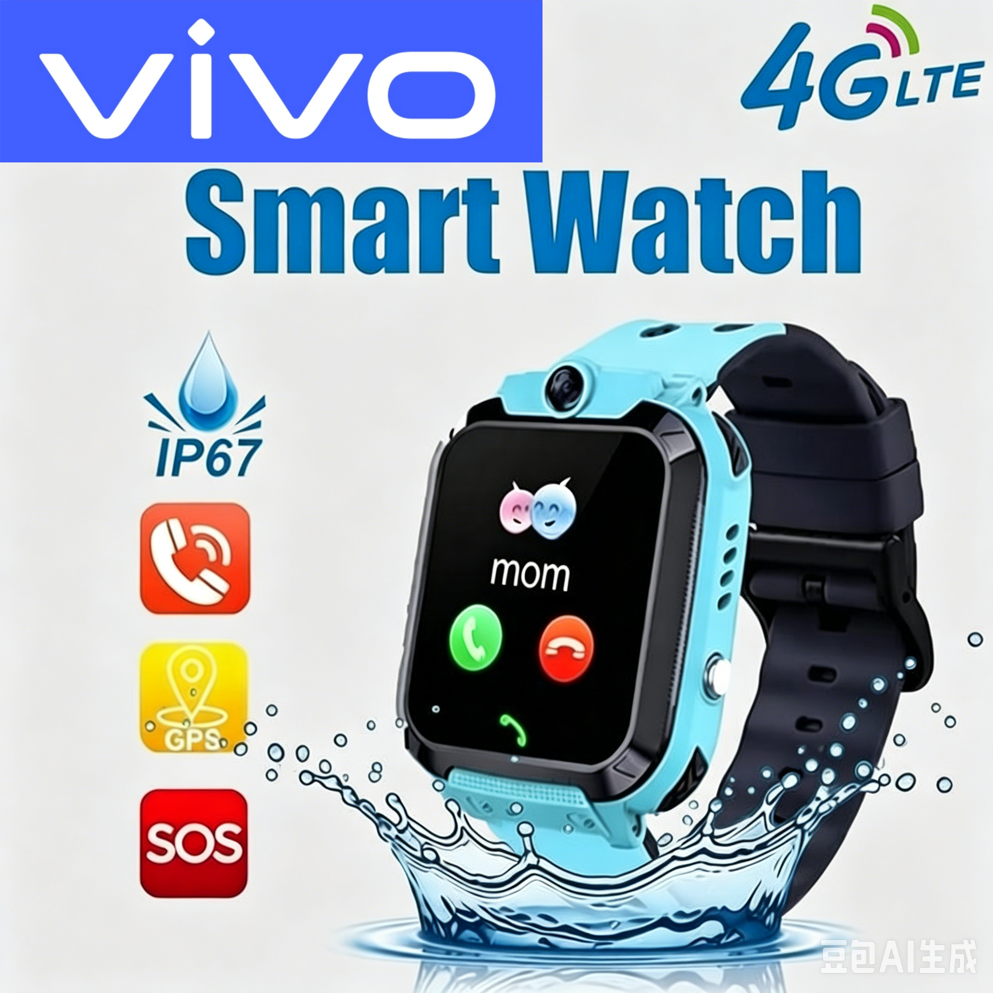 VIVO 4G Kids Smart Watch SOS W - مراجعة Smartwatch Watches For Kid Boy With Gps وسعره