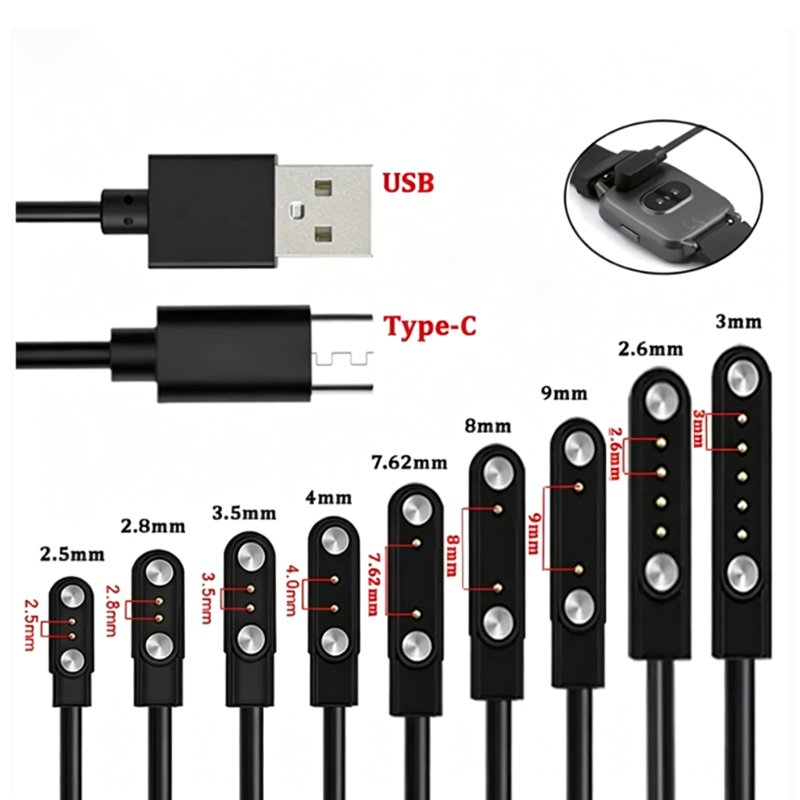 1PCS 2Pin 4Pin For Smartwatch  - مراجعة Smartwatch Watches Kids وسعره
