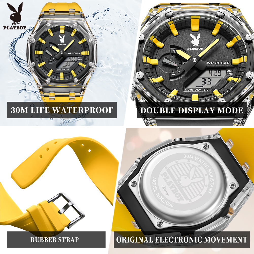 PLAYBOY 2066 Brand Original El - مراجعة Smartwatch Branded Watches For Men وسعره