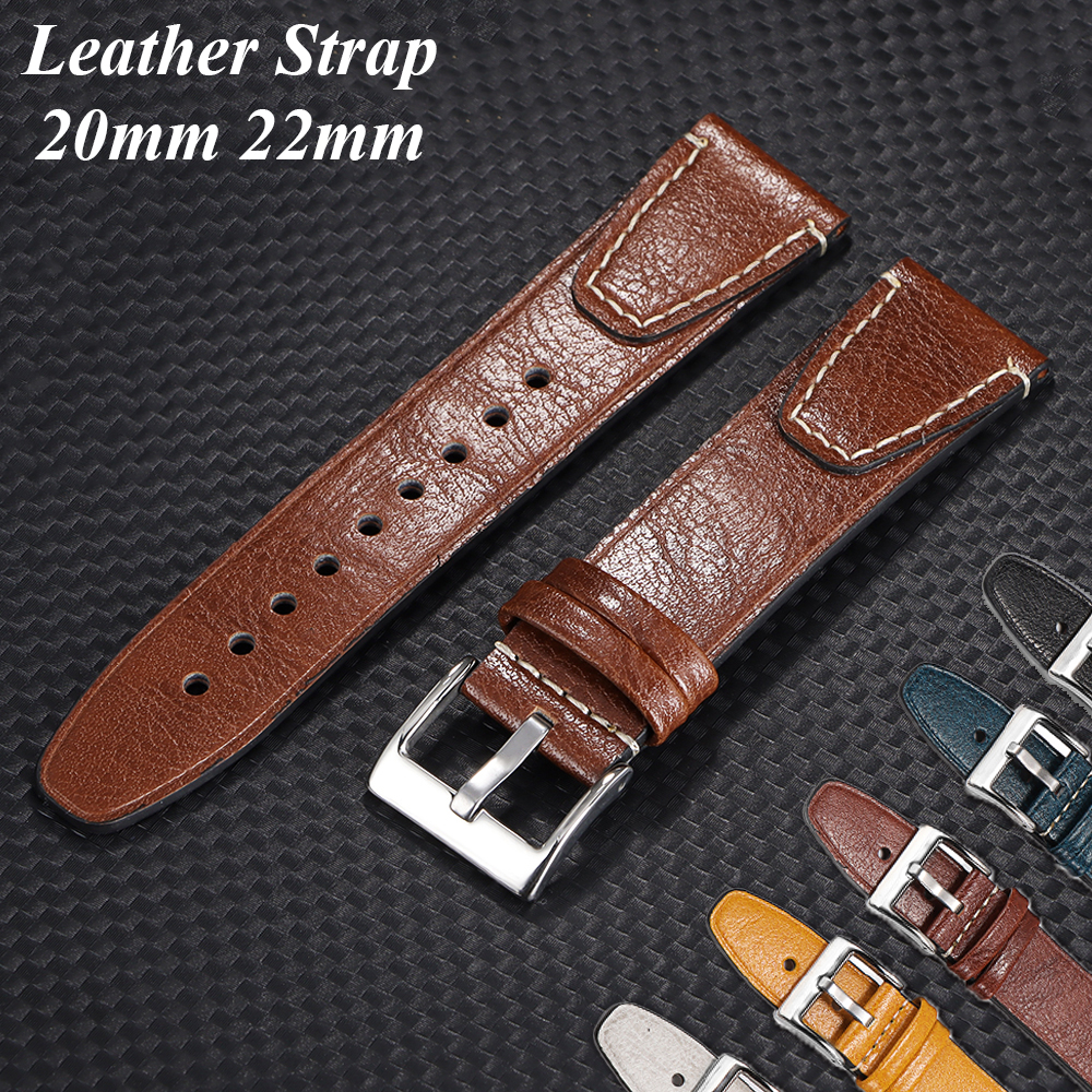 Vintage 20mm 22mm Oil Wax Leat - مراجعة Seiko Watches Smartwatch وسعره