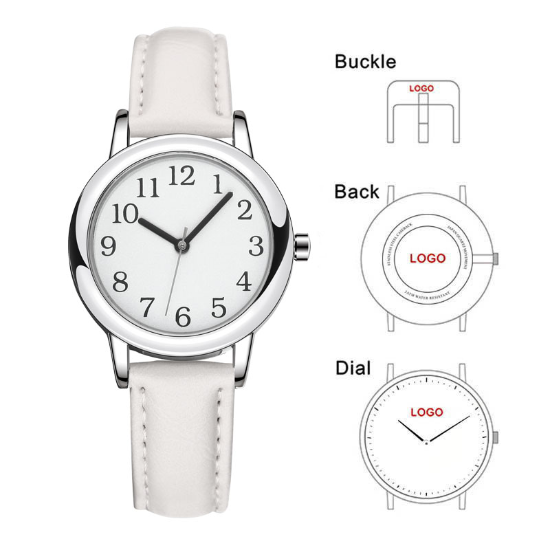 White Strap Slim Custom Women  - مراجعة Leather Watch Strap وسعره