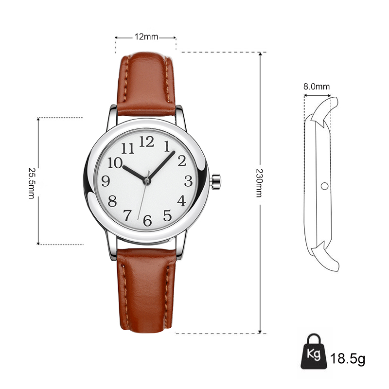 White Strap Slim Custom Women  - مراجعة Leather Watch Strap وسعره