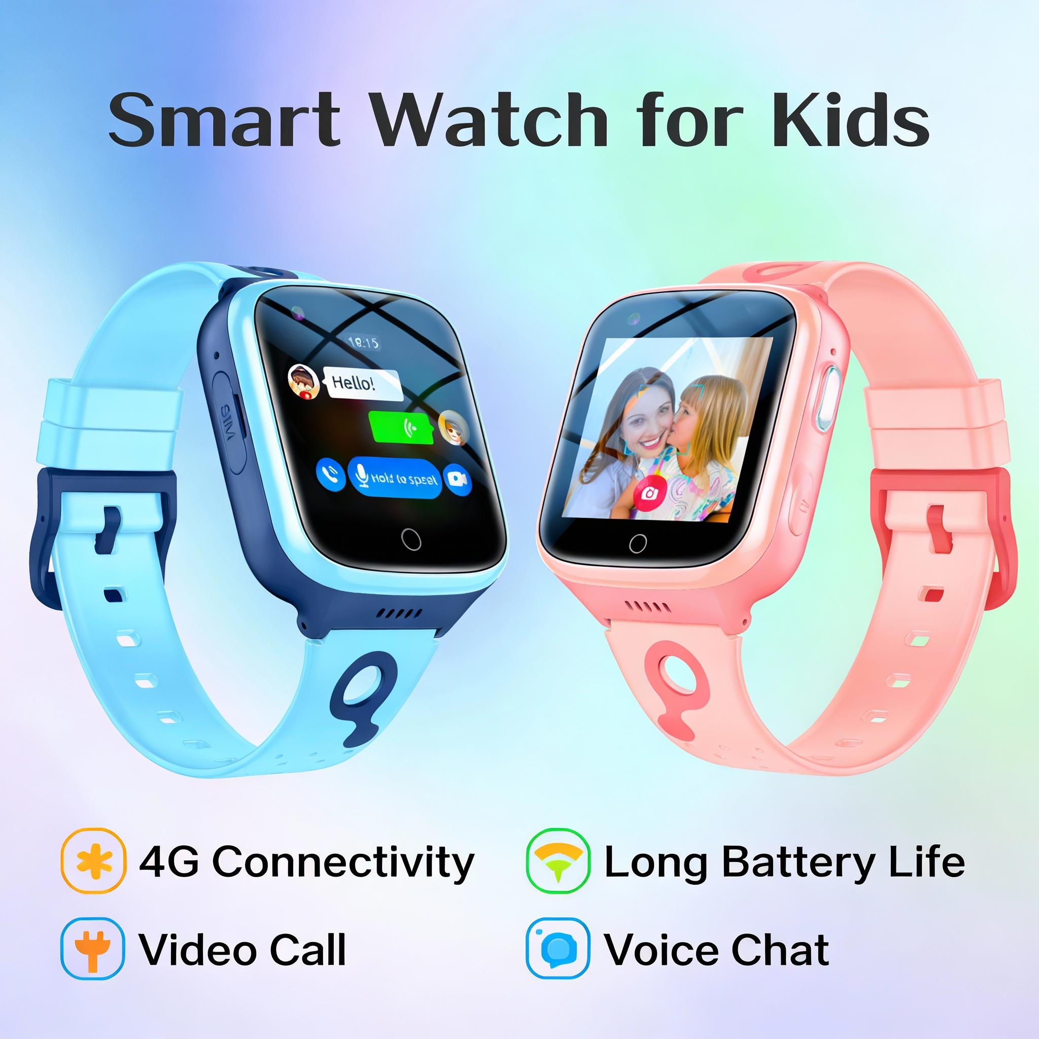 4G Smart Watch Kids GPS WiFi V - مراجعة Smartwatch Watches For Kid Boy With Gps وسعره