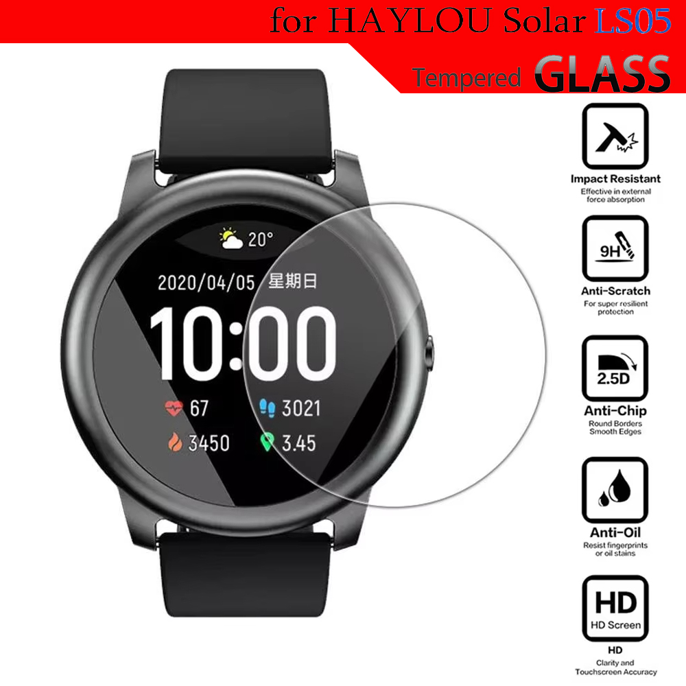 Tempered Glass For HayLou Sola - مراجعة Solar Powered Watch وسعره