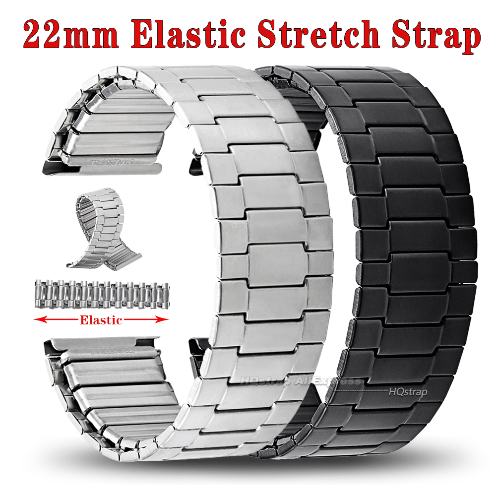 Elastic Steel Watch Strap 22mm - مراجعة Seiko Watches Smartwatch وسعره