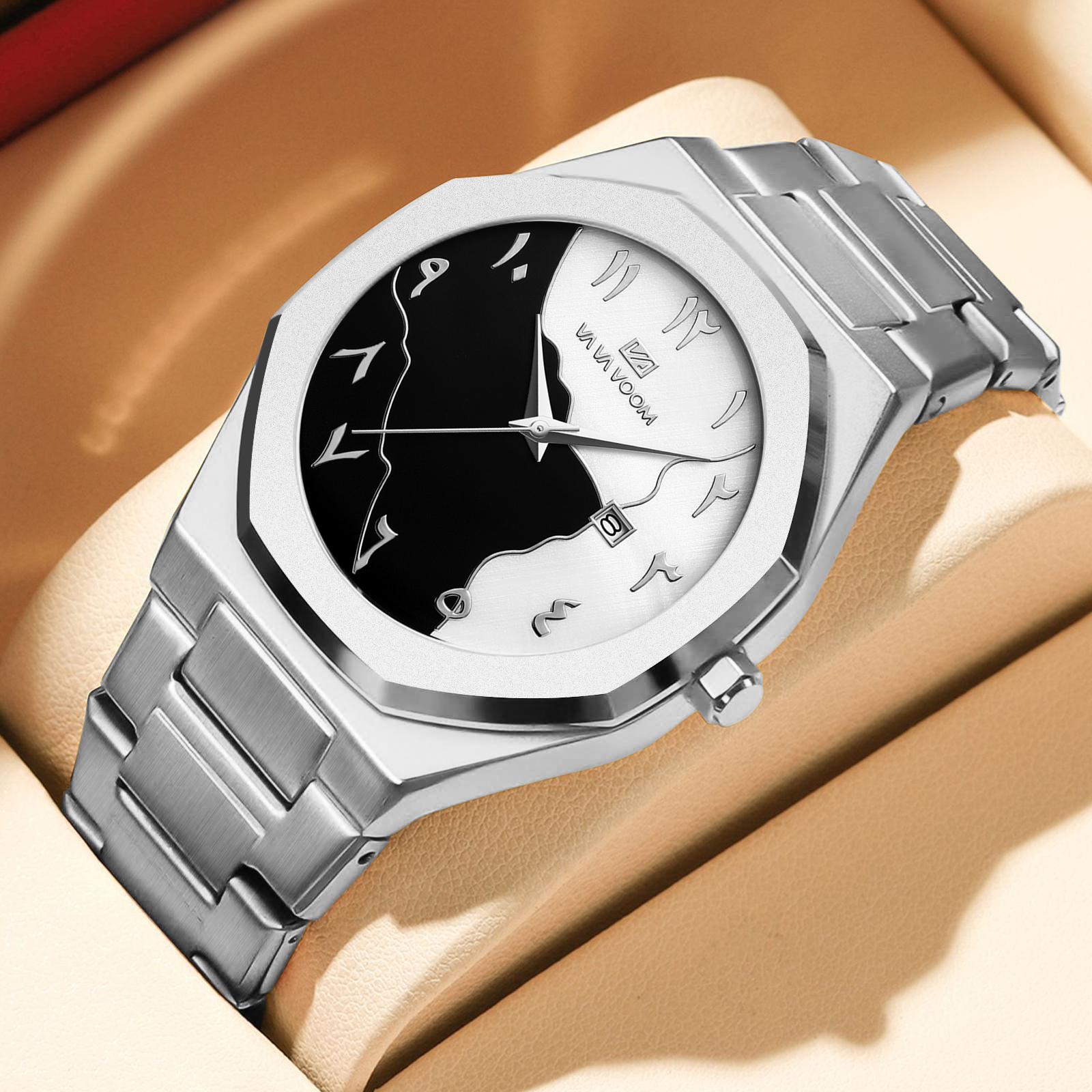Top Brand Men Watch Marble Dia - مراجعة Smartwatch Branded Watches For Men وسعره