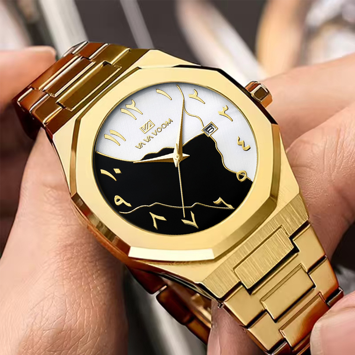 Top Brand Men Watch Marble Dia - مراجعة Smartwatch Branded Watches For Men وسعره