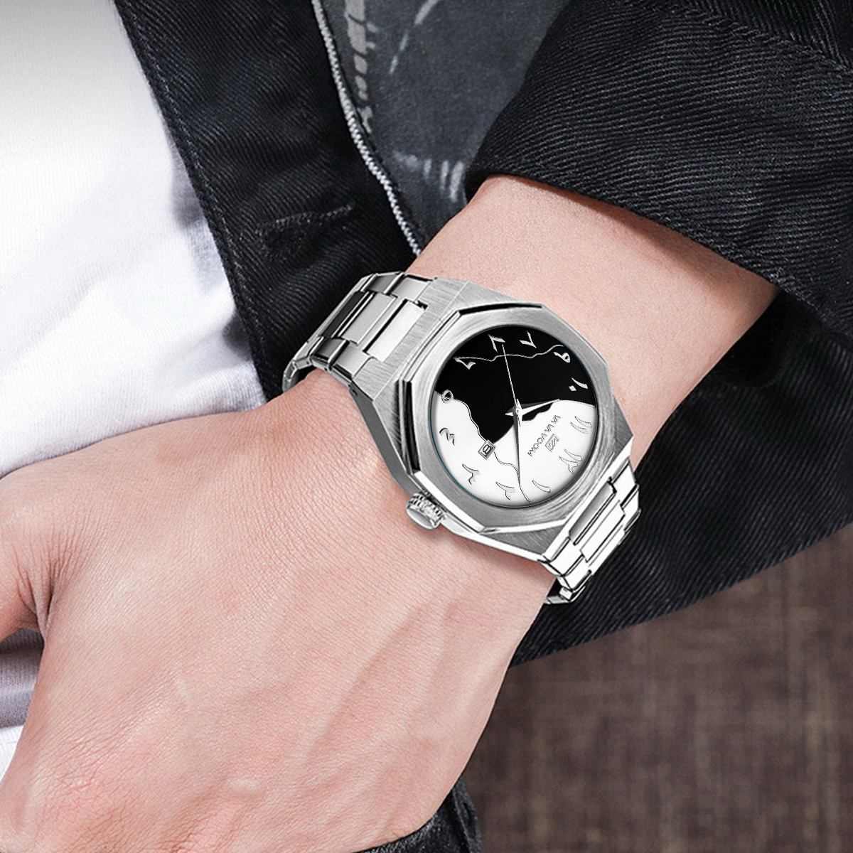 Top Brand Men Watch Marble Dia - مراجعة Smartwatch Branded Watches For Men وسعره