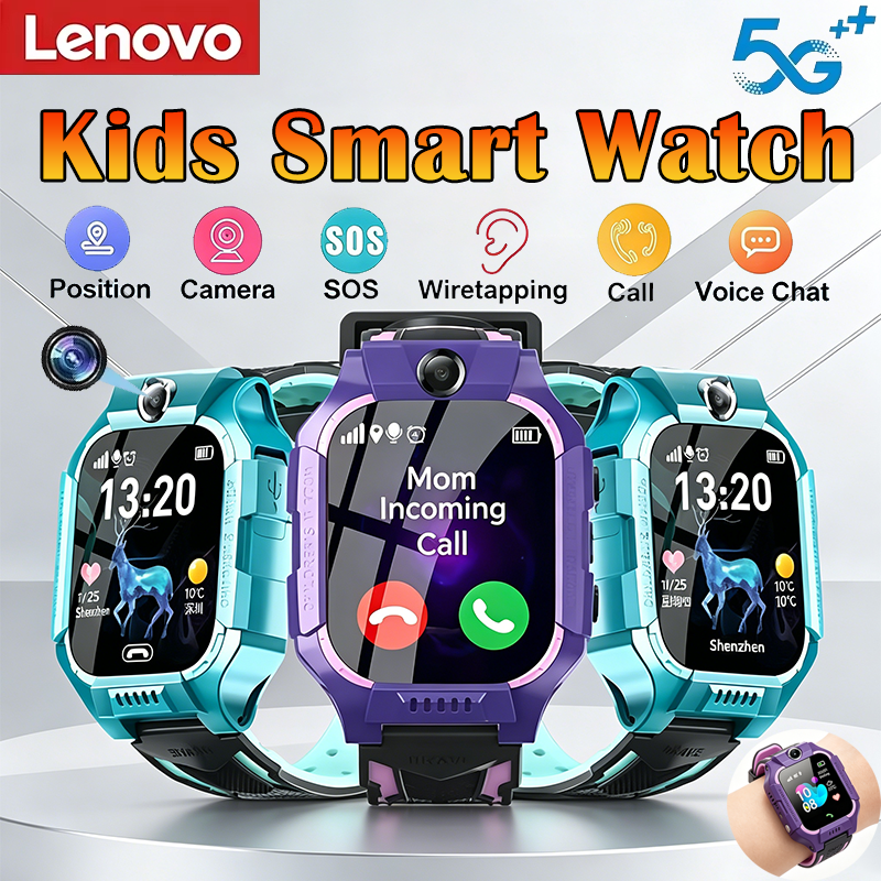 Lenovo 2026 New 5G Waterproof  - مراجعة Smartwatch Watches For Kid Boy With Gps وسعره