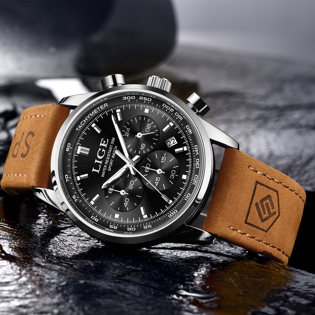 LIGE Top Brand Men's Quartz Wa - مراجعة Smartwatch Branded Watches For Men وسعره