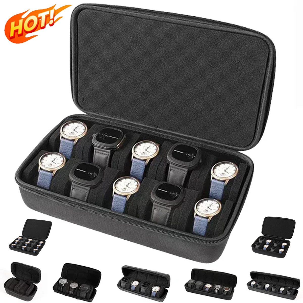 Watch Box Organizer for Men or - مراجعة Tag Watches Smartwatch وسعره