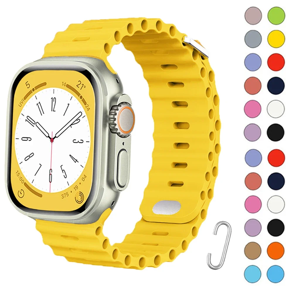 Ocean strap For Apple watch Ul - مراجعة Smartwatch Apple Watches For Men وسعره