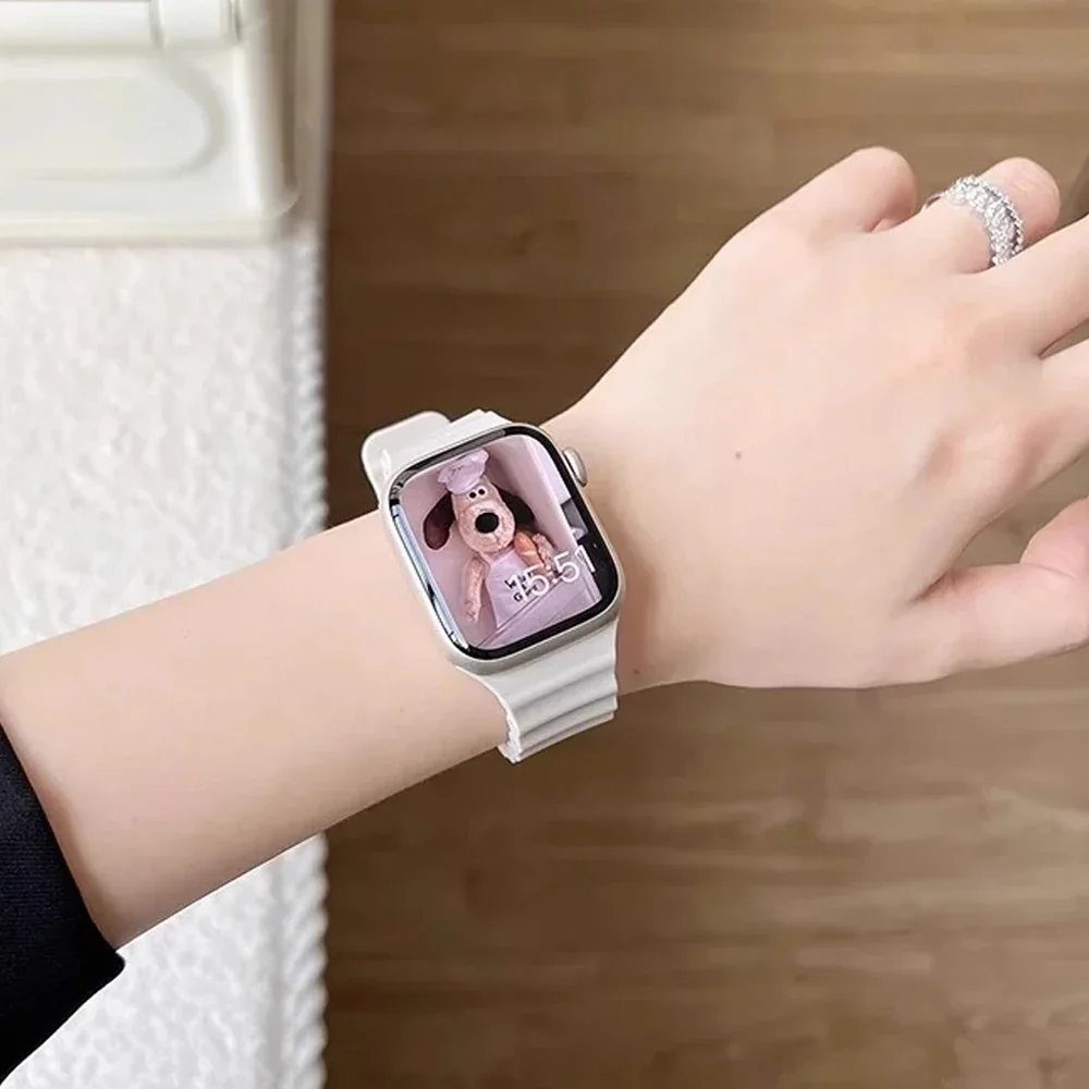 Ocean strap For Apple watch Ul - مراجعة Smartwatch Apple Watches For Men وسعره