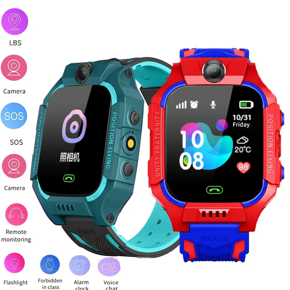 2026 New Kids Smart Watch SOS  - مراجعة Smartwatch Watches For Kid Boy With Gps وسعره