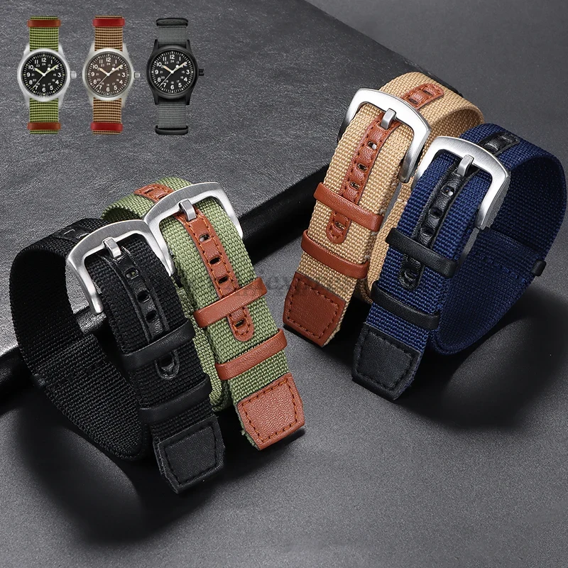 20mm 22mm Canvas Nylon Patch L - مراجعة Watches Rolex Smartwatch وسعره