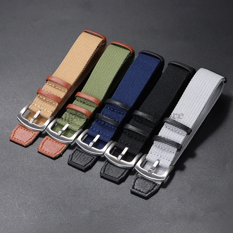 20mm 22mm Canvas Nylon Patch L - مراجعة Watches Rolex Smartwatch وسعره
