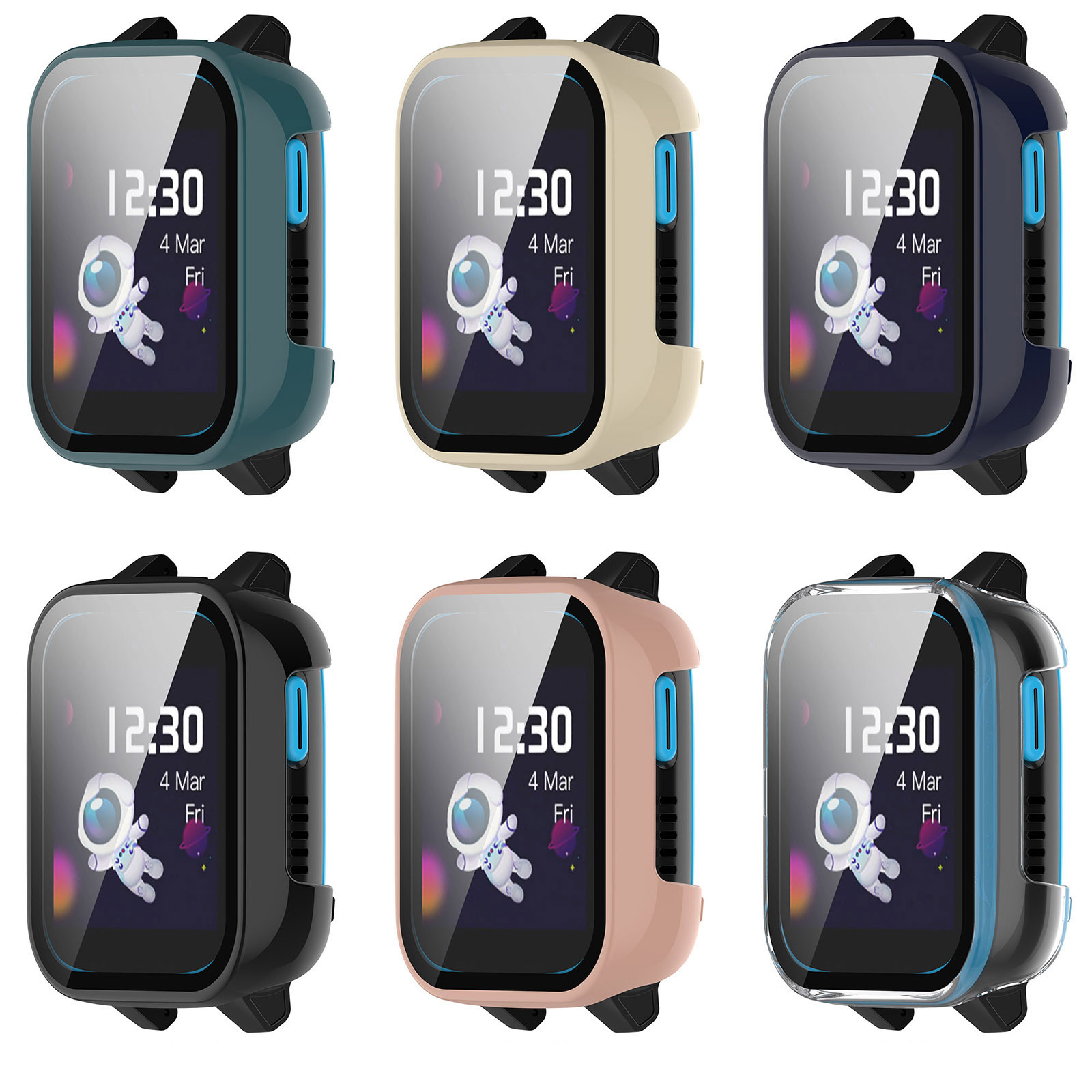 Hard Edge Shell Glass Screen P - مراجعة Smartwatch Watches Kids وسعره
