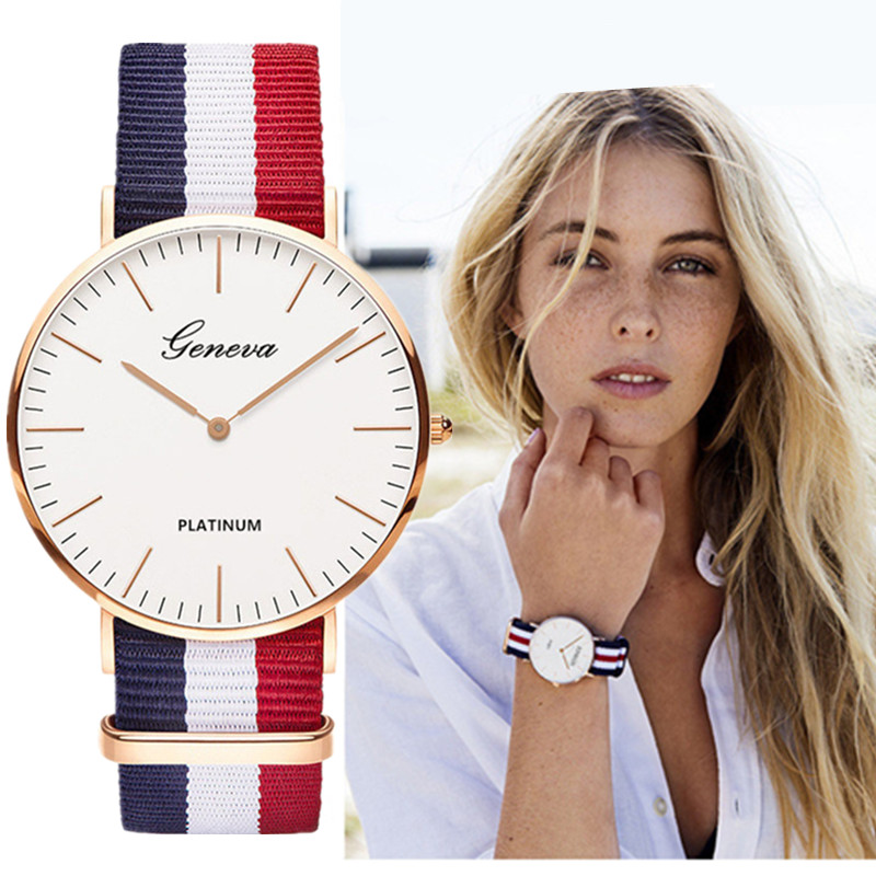 Classic Fashion Stripe Nylon B - مراجعة Smartwatch Watches Brands For Women وسعره