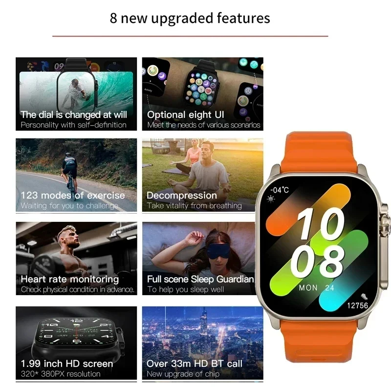 2026 T900  Smart Watch Men 49m - مراجعة Smartwatch Apple Watches For Men وسعره
