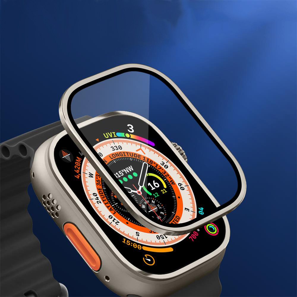 Metal Bumper+Tempered Glass Fo - مراجعة Apple Watch Band وسعره