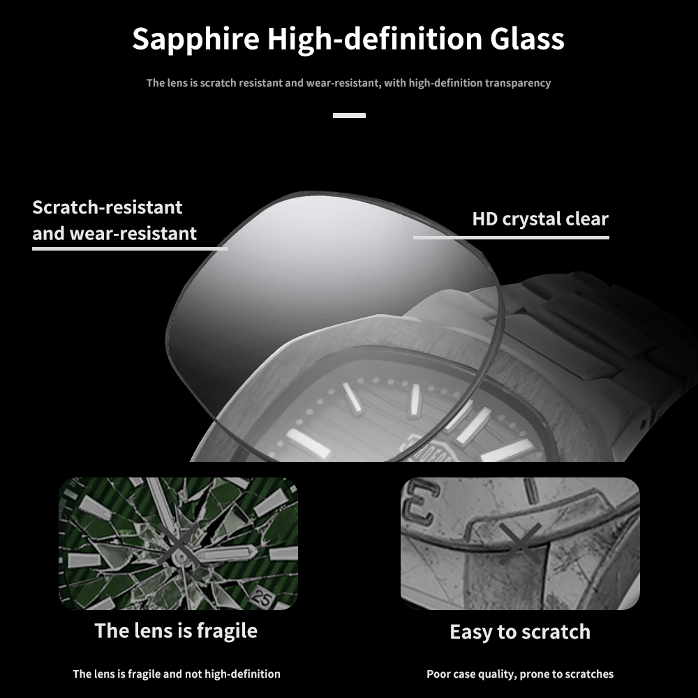HEROFORCE New Sapphire Waterpr - مراجعة Smartwatch Branded Watches For Men وسعره