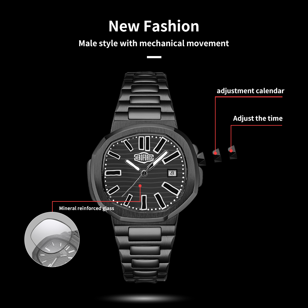 HEROFORCE New Sapphire Waterpr - مراجعة Smartwatch Branded Watches For Men وسعره