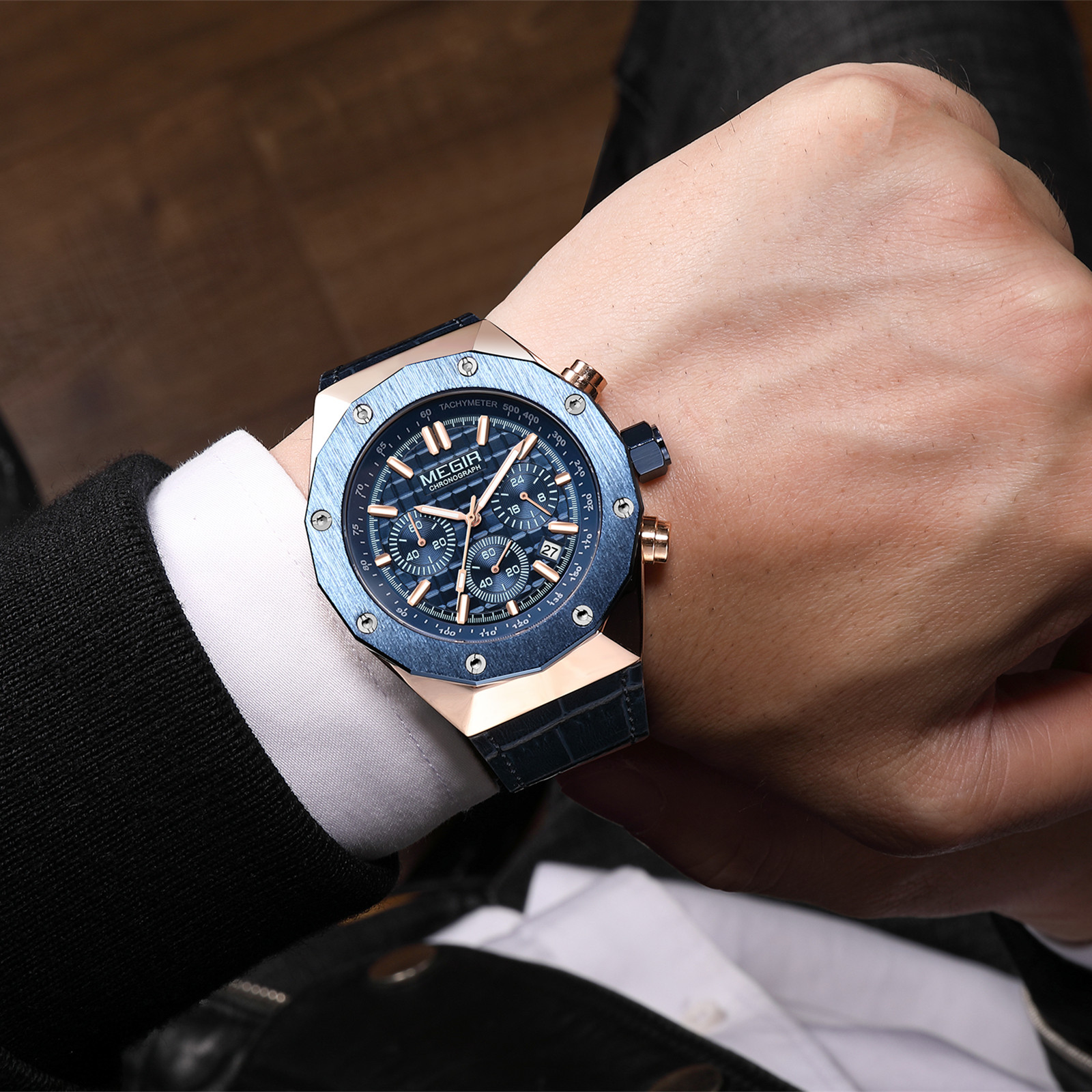 MEGIR Chronograph Luxury Men S - مراجعة Smartwatch Digital Watches For Men وسعره