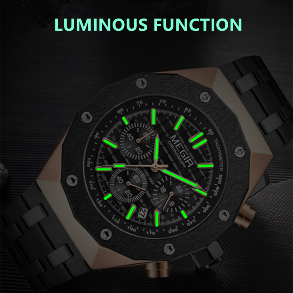 MEGIR Chronograph Luxury Men S - مراجعة Smartwatch Digital Watches For Men وسعره