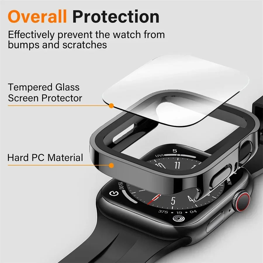 Glass+cover For Apple Watch ca - مراجعة Smartwatch Watches For Girls وسعره