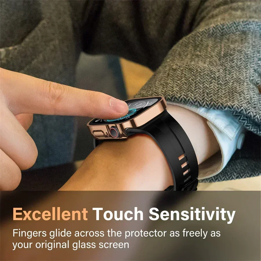 Glass+cover For Apple Watch ca - مراجعة Smartwatch Watches For Girls وسعره