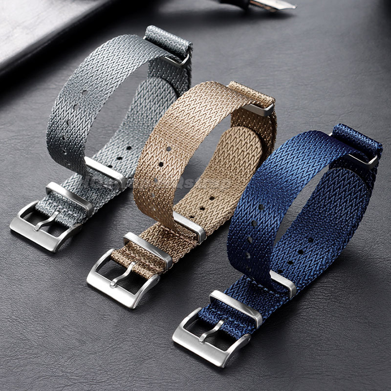 Canvas Nylon Watch Band 18mm 2 - مراجعة Seiko Watches Smartwatch وسعره