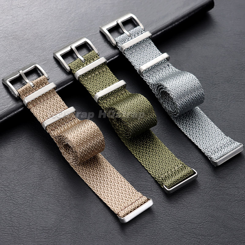 Canvas Nylon Watch Band 18mm 2 - مراجعة Seiko Watches Smartwatch وسعره