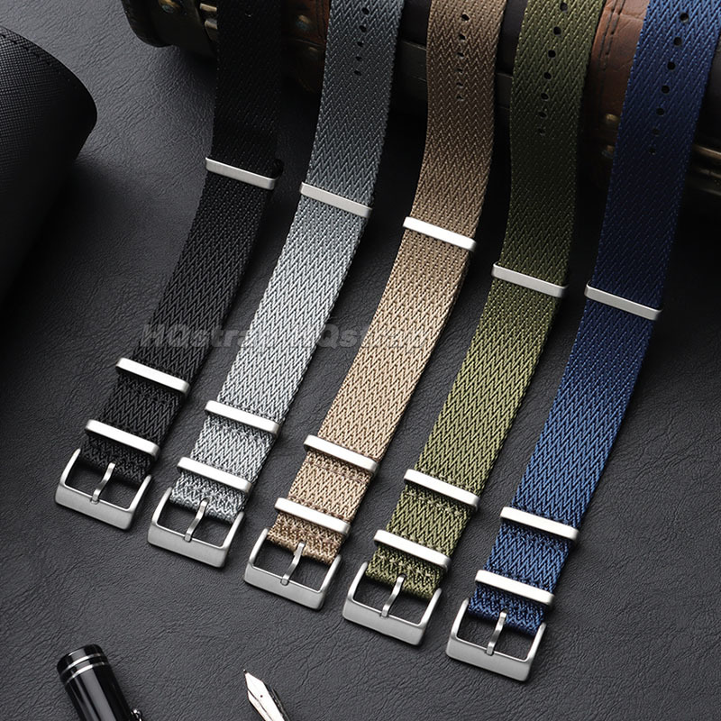 Canvas Nylon Watch Band 18mm 2 - مراجعة Seiko Watches Smartwatch وسعره