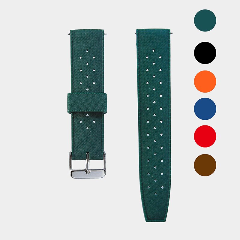 New Tropical Rubber Strap for  - مراجعة Seiko Watches Smartwatch وسعره