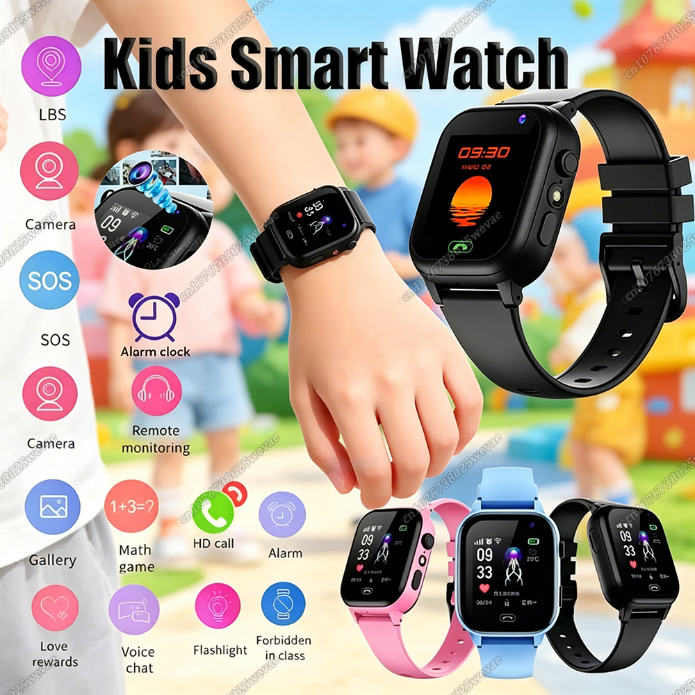 New 2026 Kids Smart Watch SOS  - مراجعة Smartwatch Watches For Kid Boy With Gps وسعره