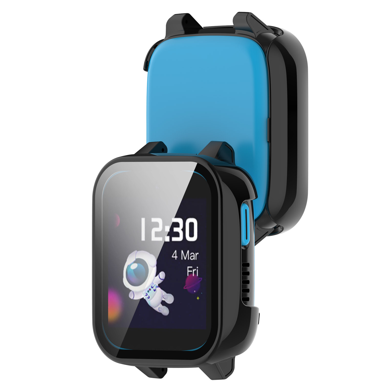 Hard Edge Shell Glass Screen P - مراجعة Smartwatch Watches Kids وسعره