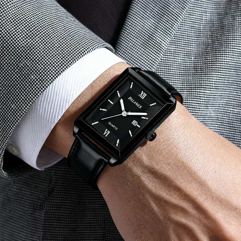 Casual Leather Men's Watches F - مراجعة Smartwatch Branded Watches For Men وسعره