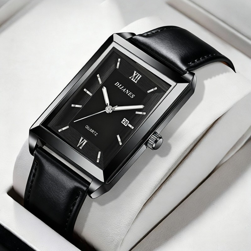 Casual Leather Men's Watches F - مراجعة Smartwatch Branded Watches For Men وسعره