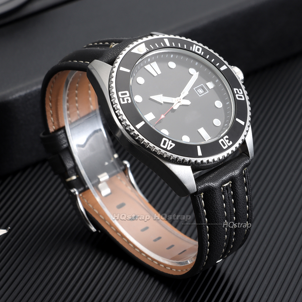 22mm Vintage Leather Watch Ban - مراجعة Seiko Watches Smartwatch وسعره