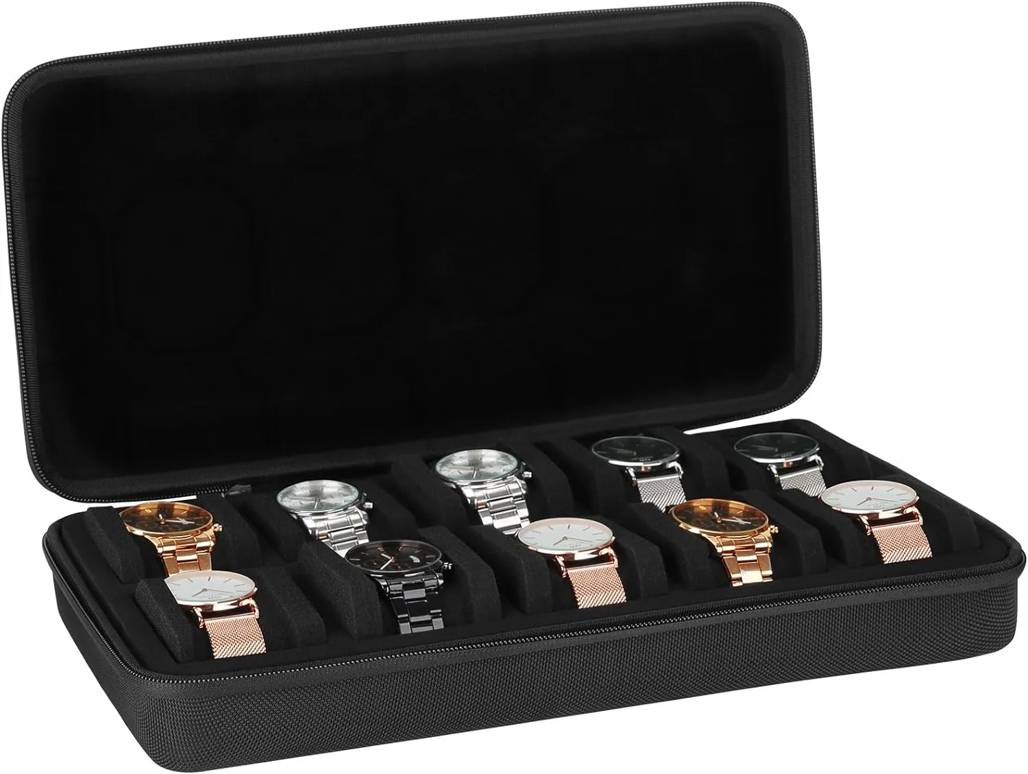 10 Slots Watch Box Organizer P - مراجعة Tag Watches Smartwatch وسعره